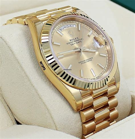 gold presidential rolex for sale|pre owned rolex president 40mm.